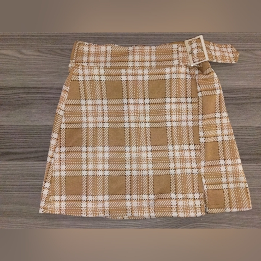 Jolie & Joy Girls Youth 14 Plaid Teen Skirt
